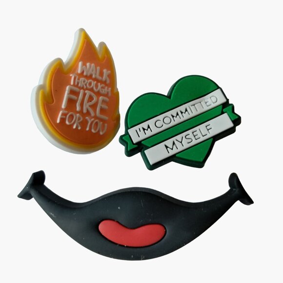 Valentines Shoe Charms Hearts Love Wedding Romance lot 12 - Picture 4 of 9